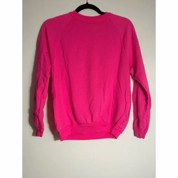 Pink Women's Crew Neck Sweater - Picture 2 of 2
